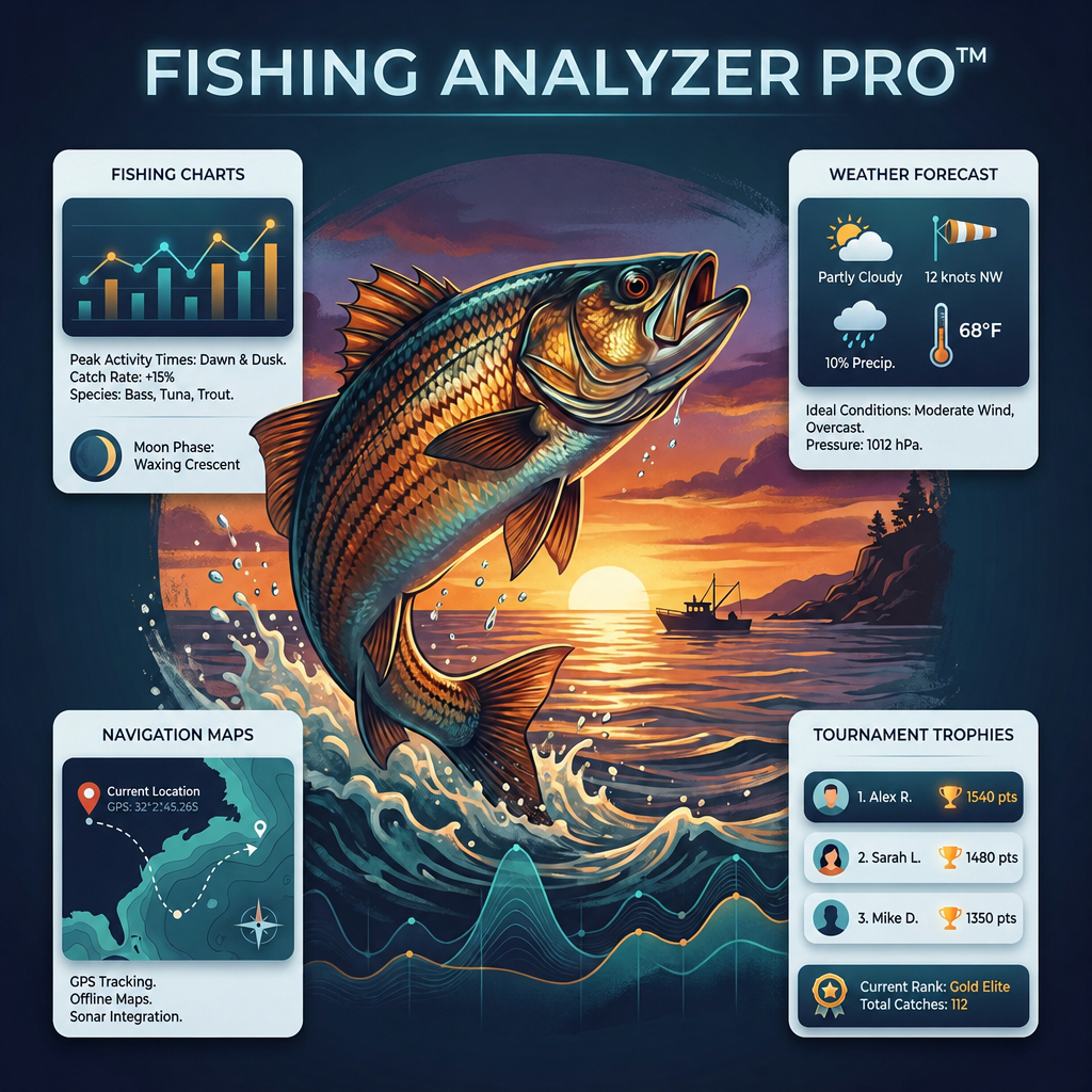 Fishing Analyzer PRO™ B2C Poster